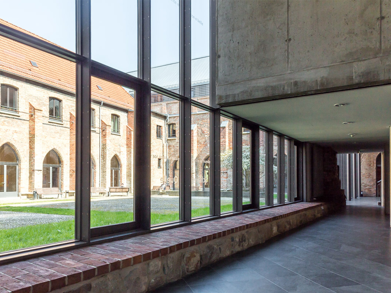 View to the University's inner courtyard