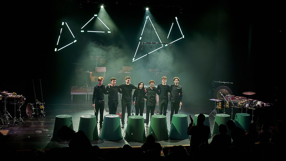 © Mirco Dalchow Die Mitglieder der Percussion Community